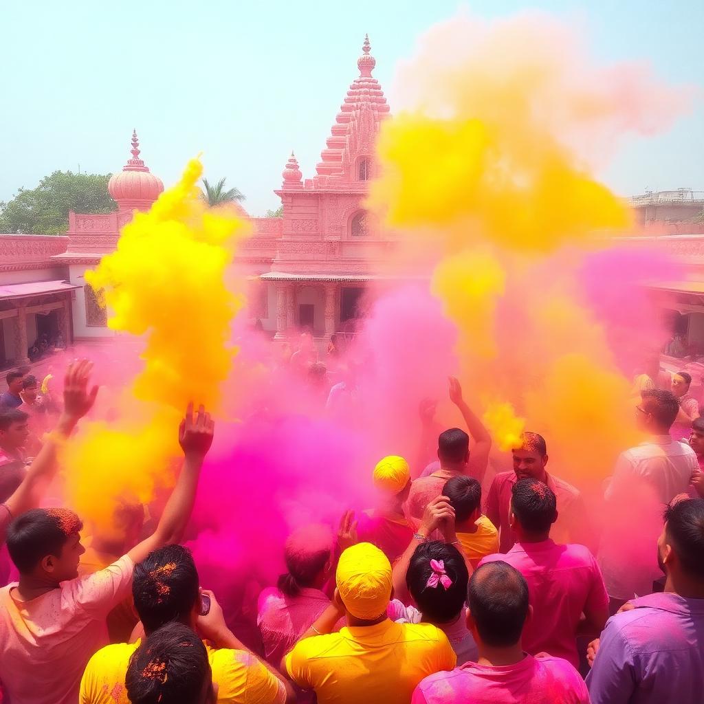 Holi at Braj